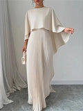 Robe longue soiree élégante femme ample