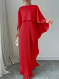 Robe longue soiree élégante femme ample