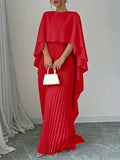 Robe longue soiree élégante femme ample