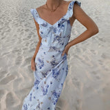 robe longue ete grande taille Sans Manche Longue